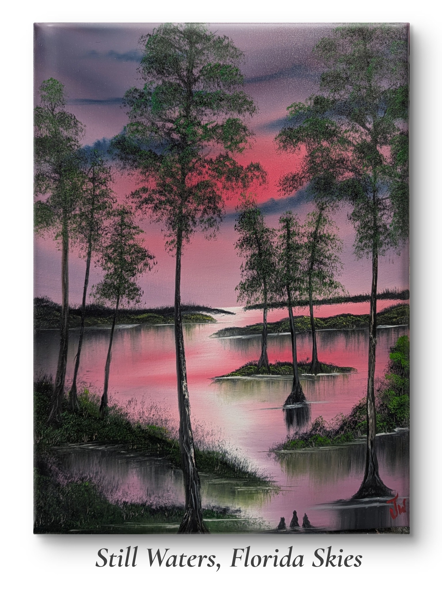 16x20 oil on canvas Still Still/Waters,FloridaSkies Waters
