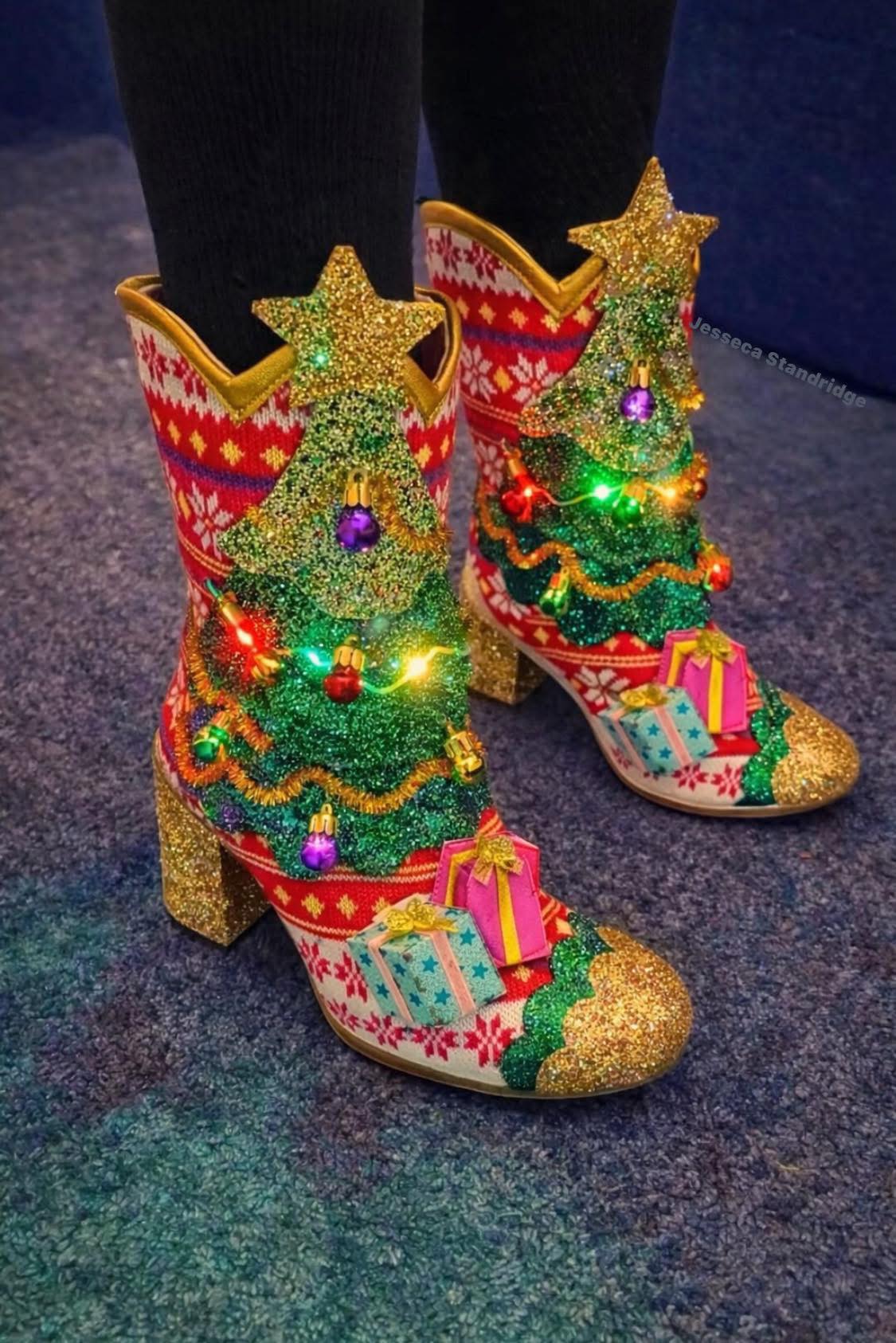 It ain't Christmas until Meemaw whips out her Jingle Boots