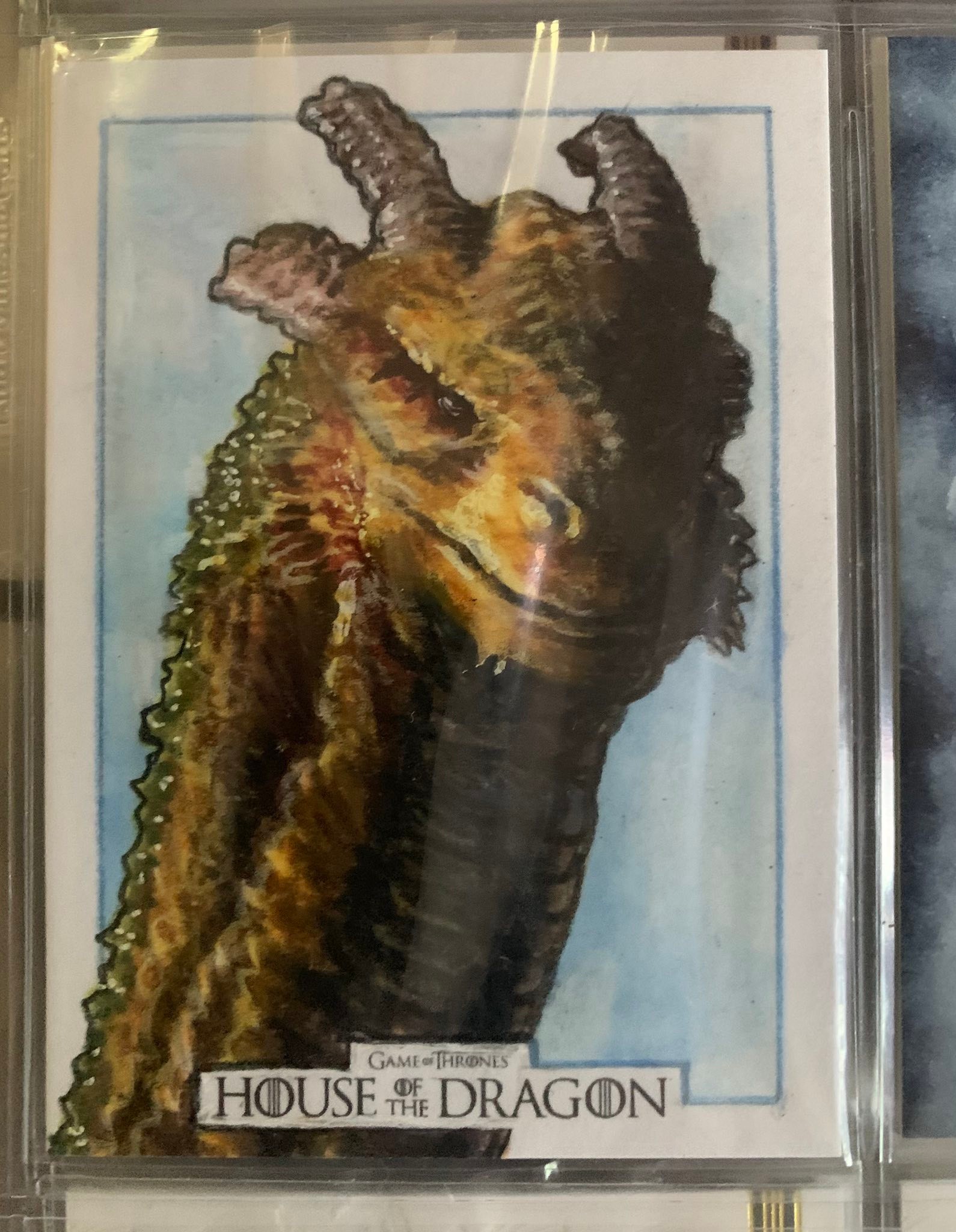 House of the Dragon Sketch card🔥 GAME GAME-THRONES -THRONES HOUSE