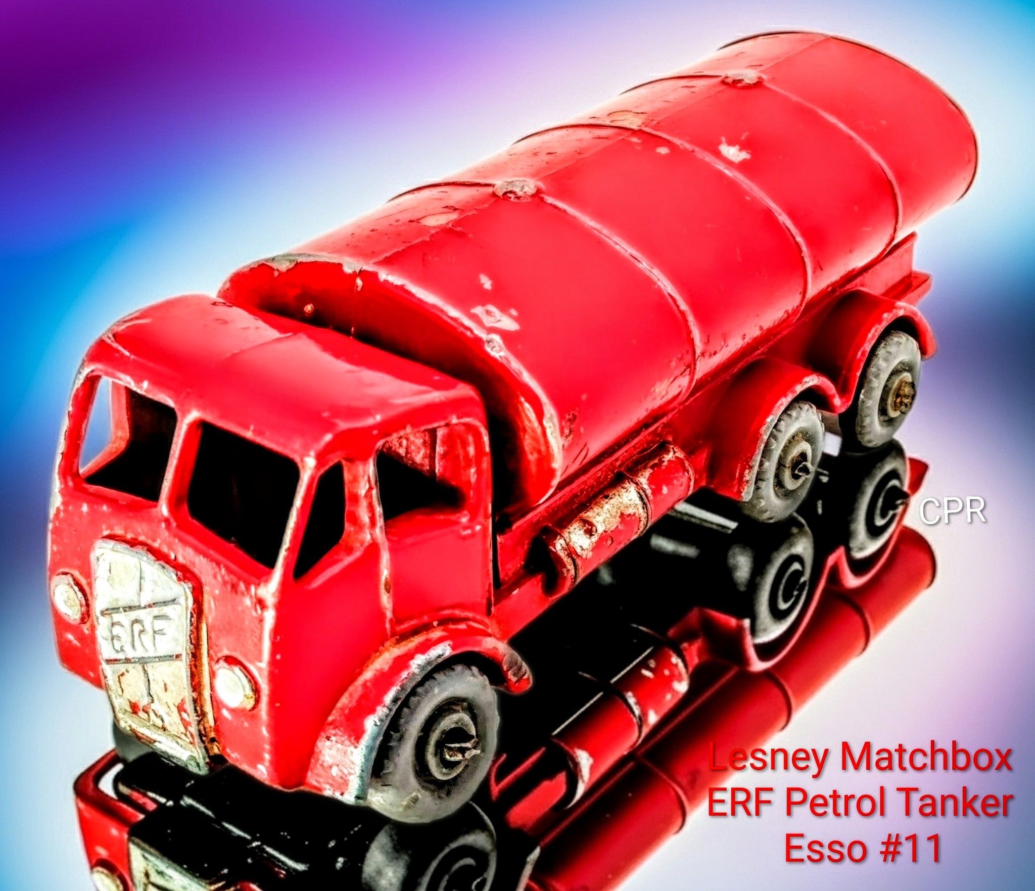 Lesney Matchbox ERF Petrol Tanker Esso #11 added to collection