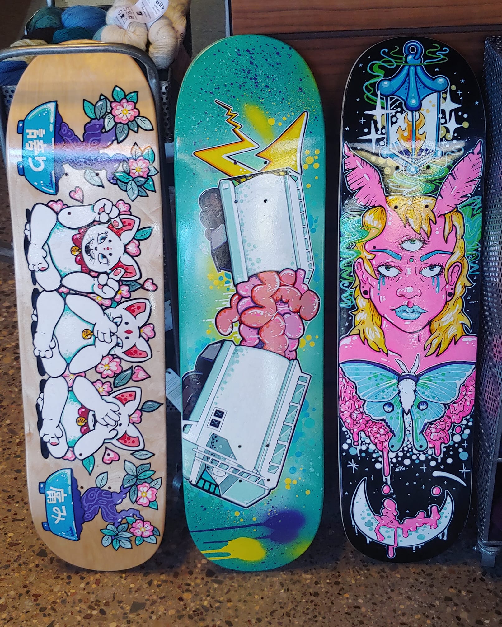 Strangelove decks at Damage Boardshop