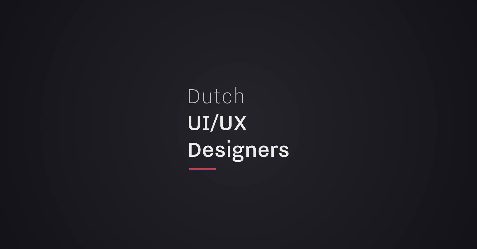 Dutch UI/UX Designers | Facebook