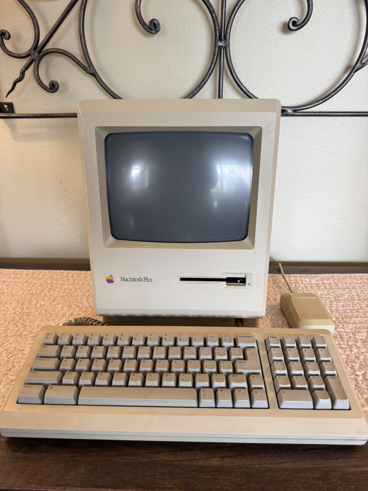 雪*風様 Apple Macintosh Plus 1Mb （動きません） What does it mean if a Macintosh Plus only says 'Macintosh Plus