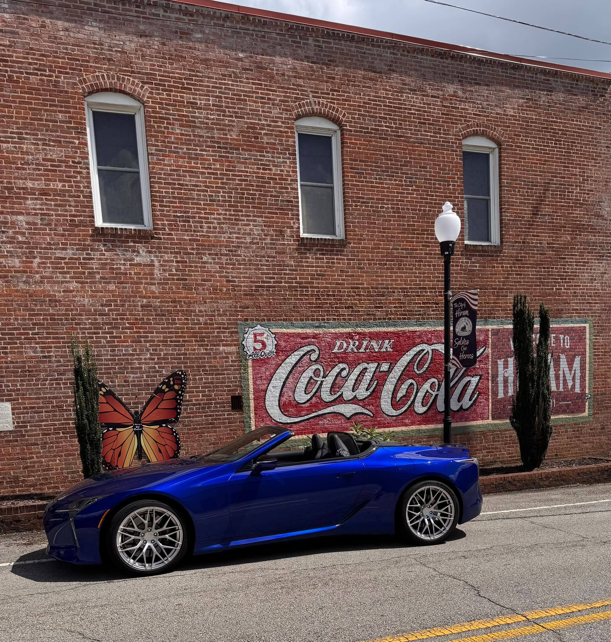 Lexus LC 500 with Weds Wheels' Maverick 2pc 21-inch wheels