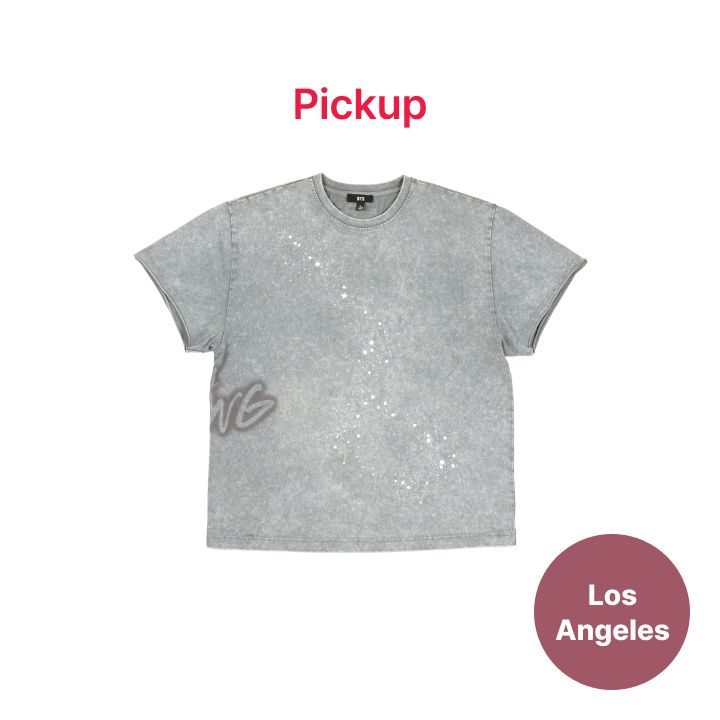 BTS Big Dipper Tシャツ US限定 アメリカ限定 Lサイズ BTS XL LA Exclusive Big Dipper Gray Shirt for Sale or Trade | Los