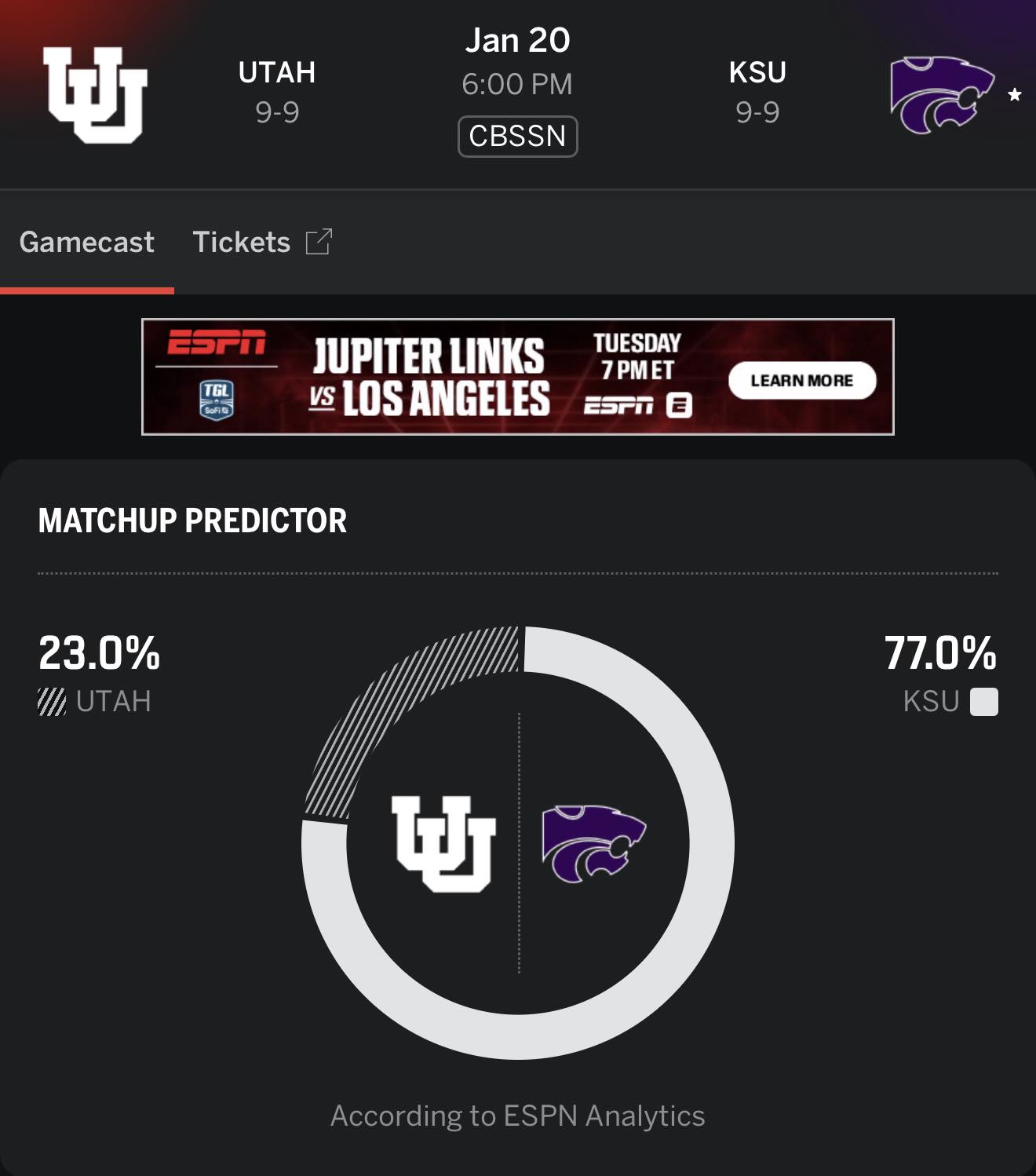 WILDCAT Unfiltered! | ESPN analytics needs to get back on its meds ...