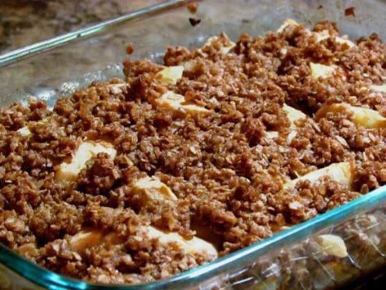 Michelle - Apple Crisp Topping: 1/2 cup (65 grams) all purpose flour 1/ ...