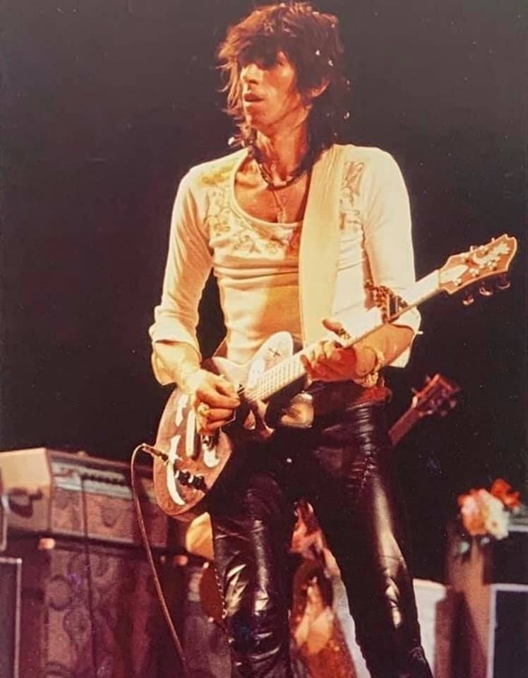 Keith Richards with his iconic 1981 Zemaitis “Macabre”