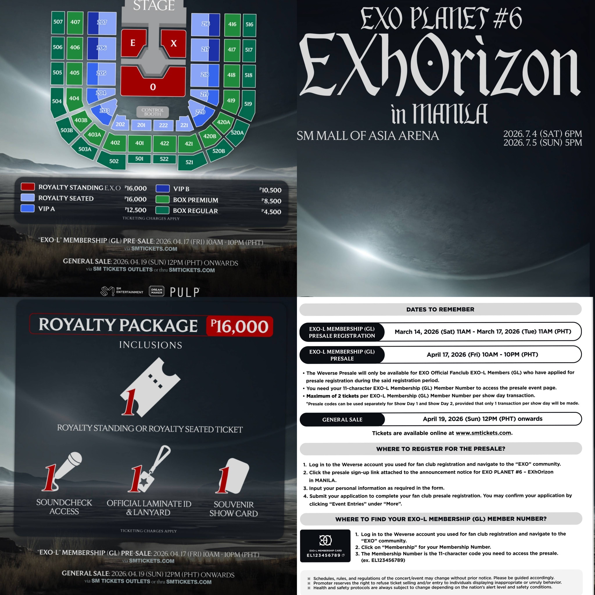 EXO PLANET #6 - EXhOrizon [MANILA] 📍SM MALL OF ASIA ARENA 📅 JULY