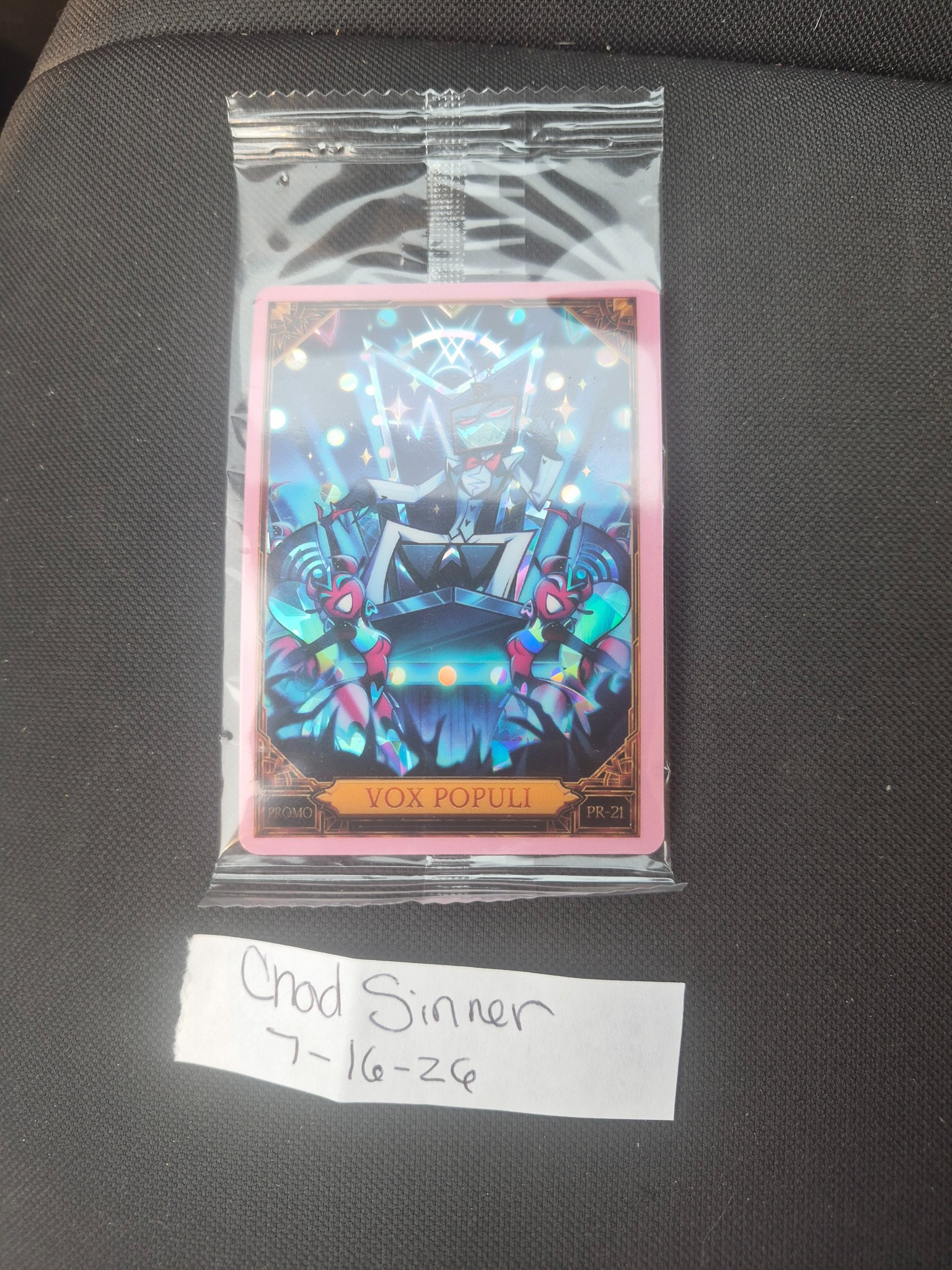 Hazbin Hotel Trading Card Entry Results: Vox Populi Cracked Ice