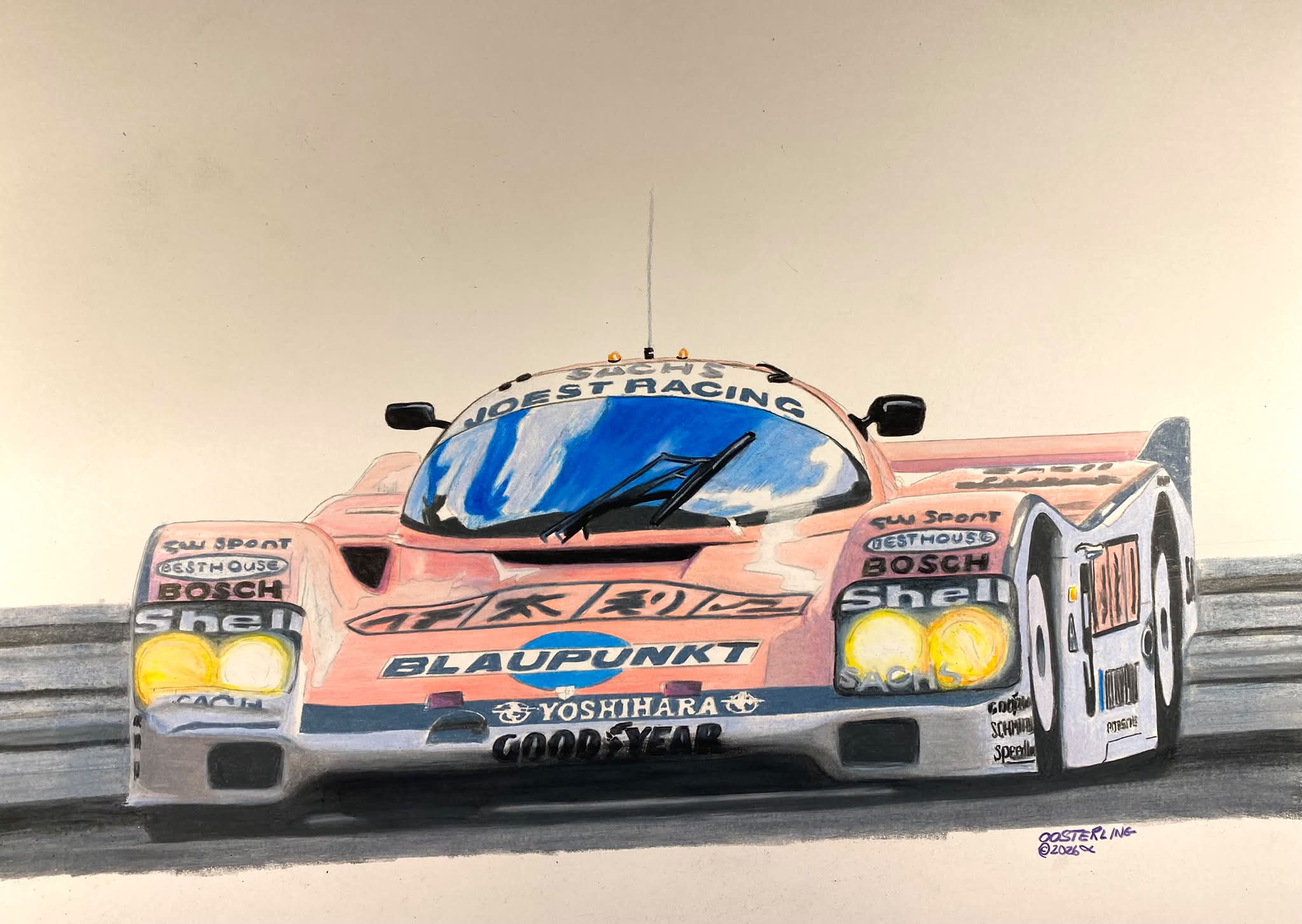 Blaupunkt Joest Porsche 962C at 1989 WSPC Suzuka