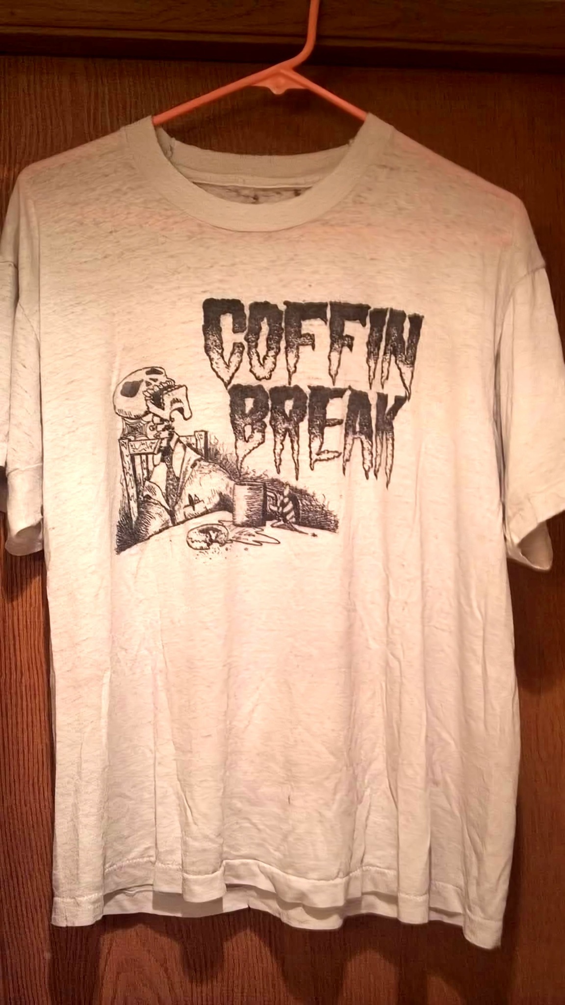 Coffin Break tour t-shirt from 1988 | Bremerton, WA