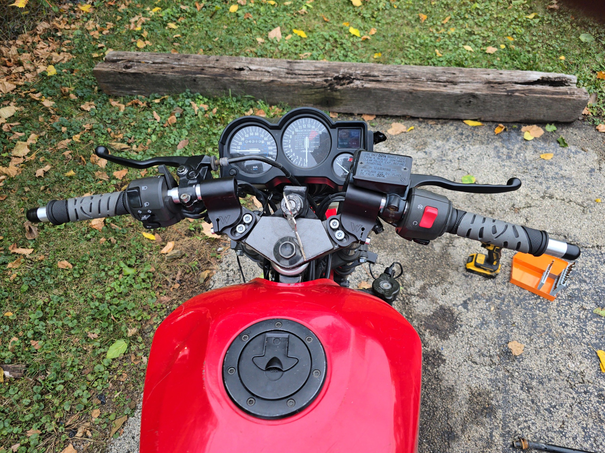 ZX4RR Modifications: - Clip On Handle ACTIVE Height Adjustment 