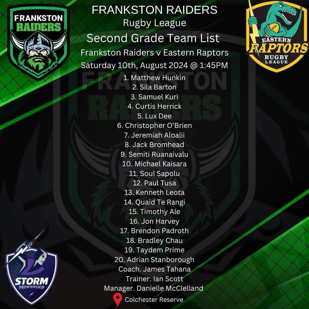 📢 Last Game of the Season Alert!... - Frankston Raiders RLC