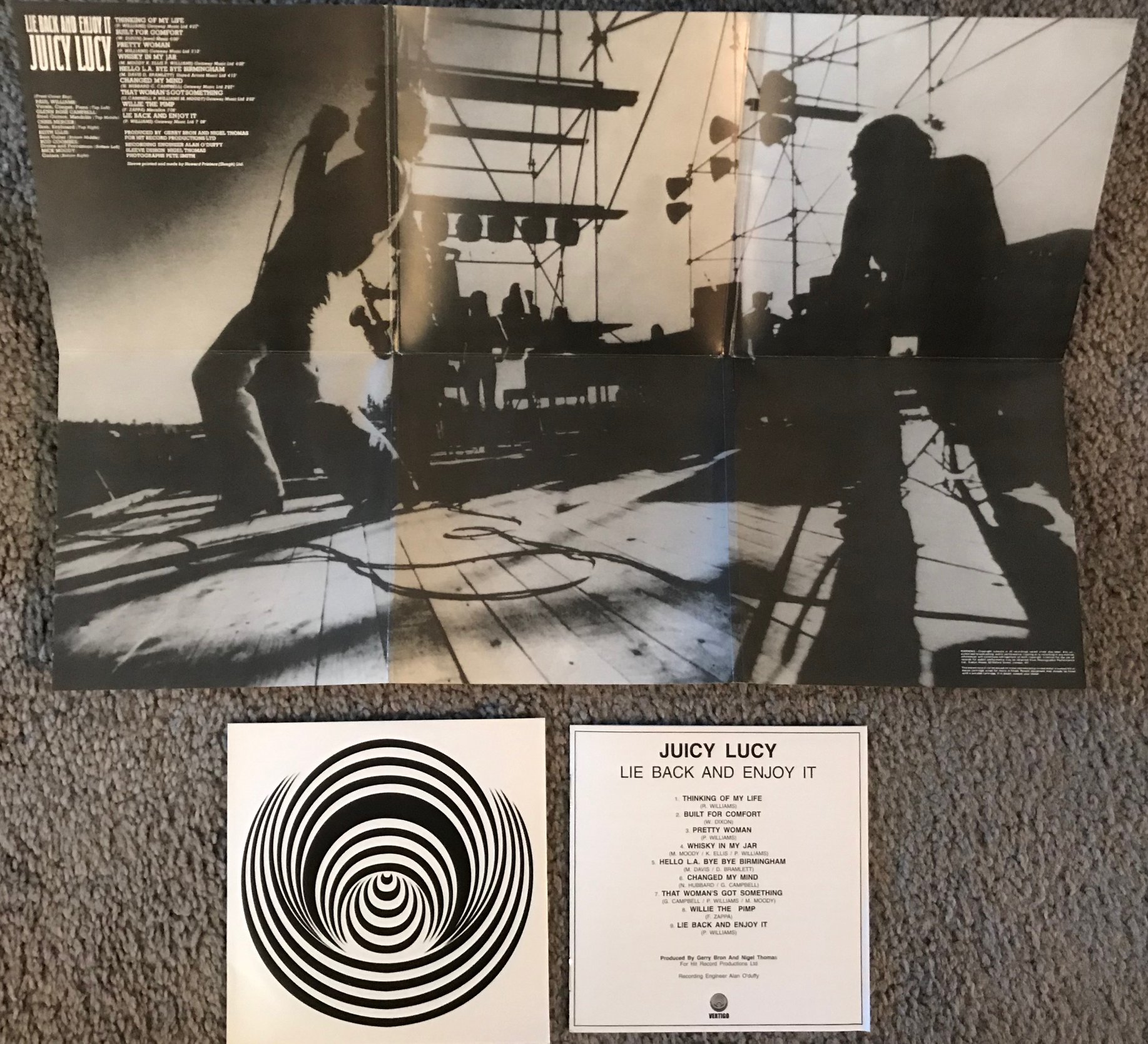 The debut album by Juicy Lucy, released in1969 on the Vertigo label