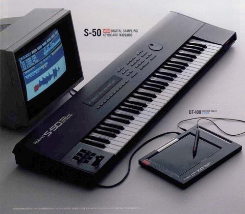 Roland S-50 Digital Sampling Keyboard (1986)