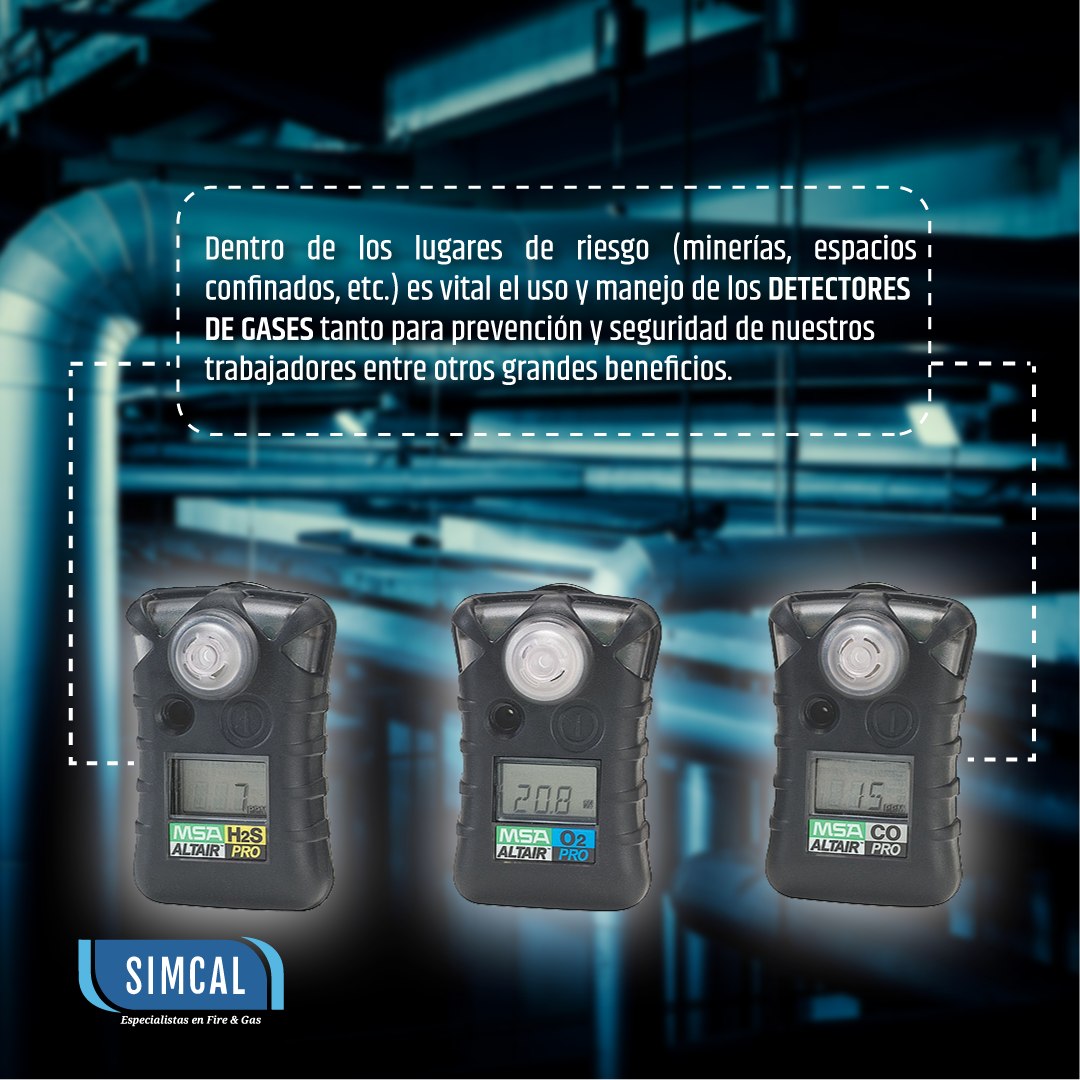 SIMCAL SAC - ¡Los detectores de gases son fundamentales en...