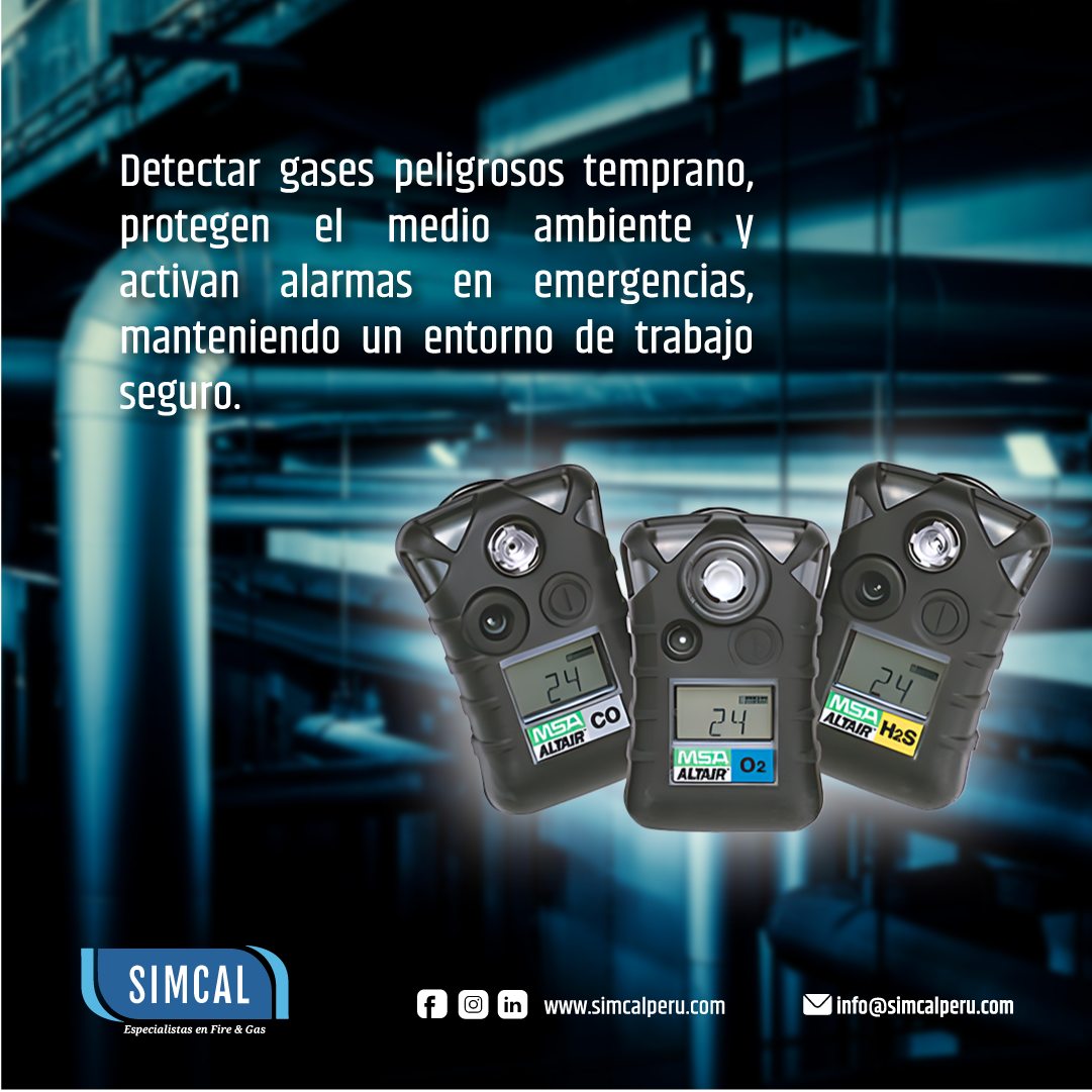 SIMCAL SAC - ¡Los detectores de gases son fundamentales en...