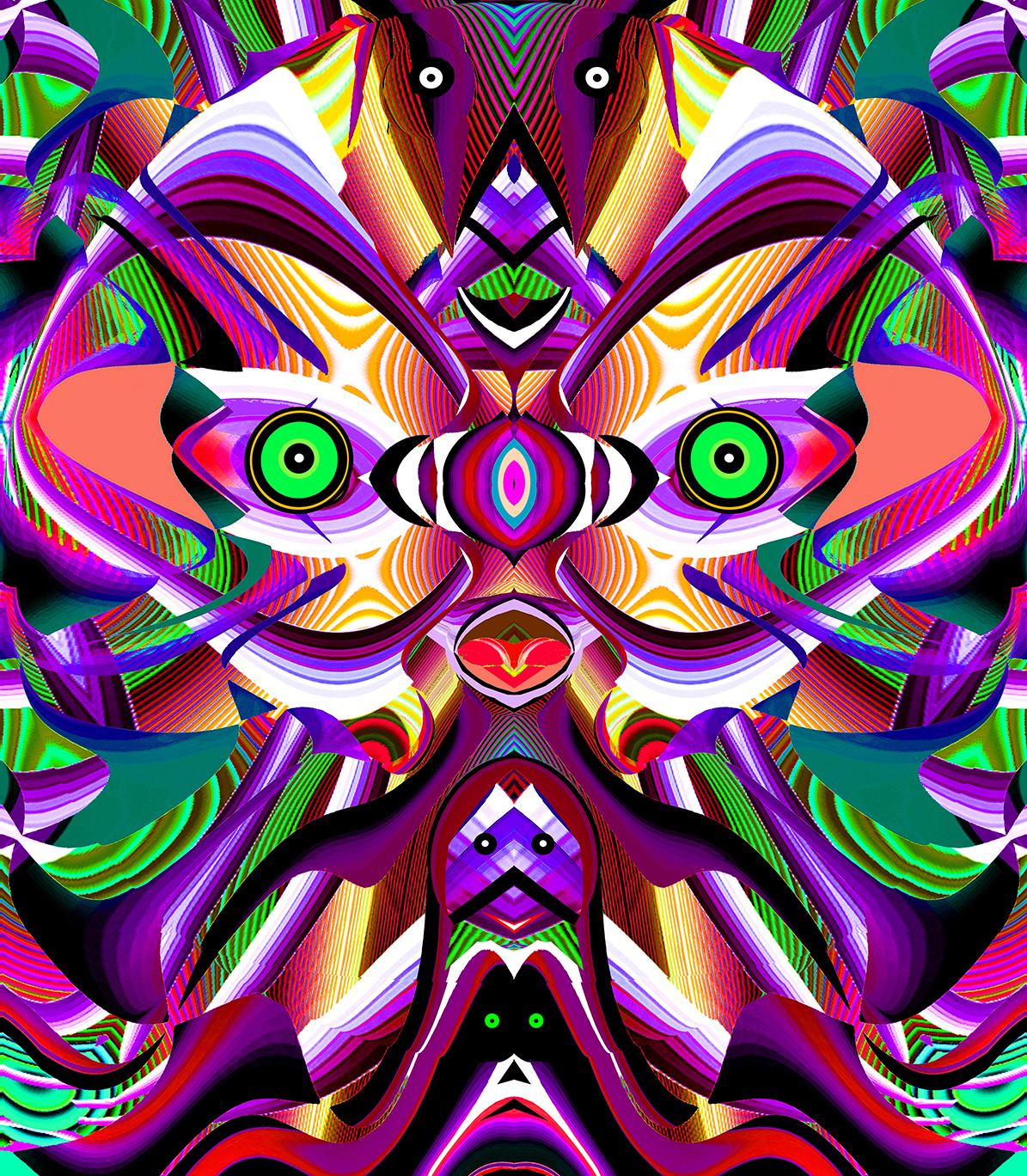 Ai art universe explores cyclotomic polylogarithms