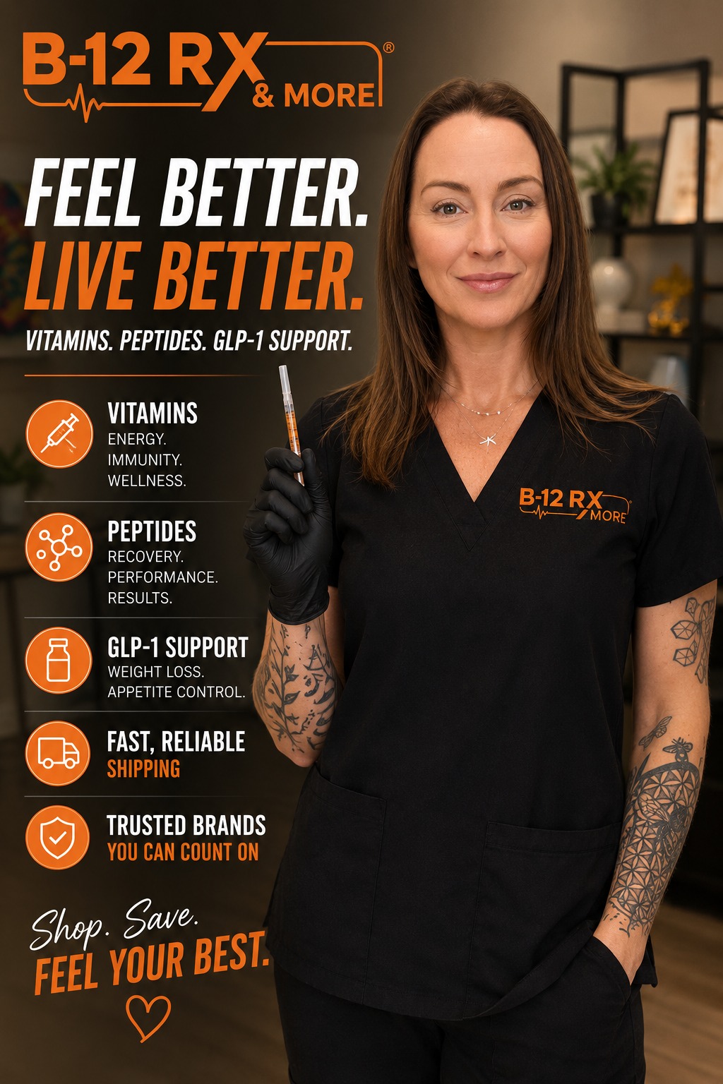 b12 injections sarasota Start your morning with a quick wellness boost 💉 Join us tomorrow morning for $5 shots at Bulk-N-Natural Foods! B12 are a healthy way to support energy levels, metabolism, and Swiss Chems 5- Amino-1mq