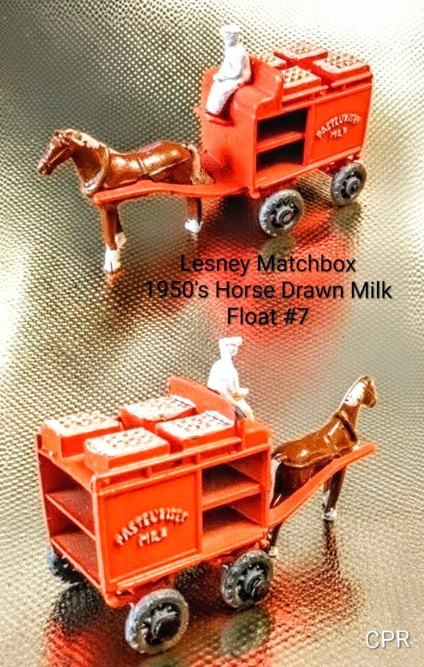 Matchbox 07-A Horse drawn Milk float. 5888 ปลพัสลรสด FILS