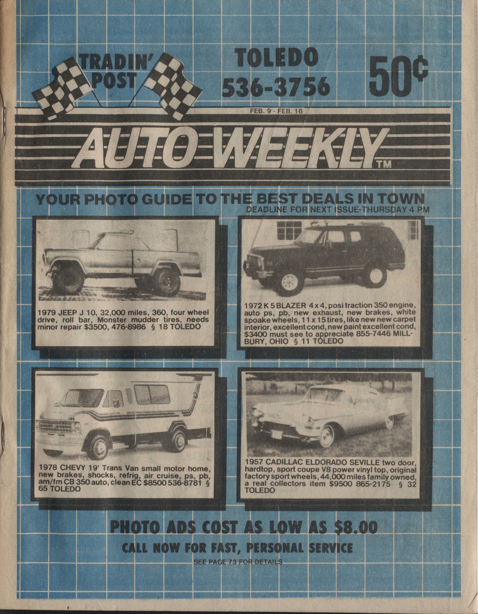 Vintage Toledo Trading Post ads from 1984 issue