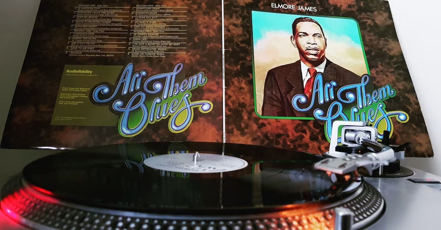 Elmore James - All them blues. 2xLP compilation.
