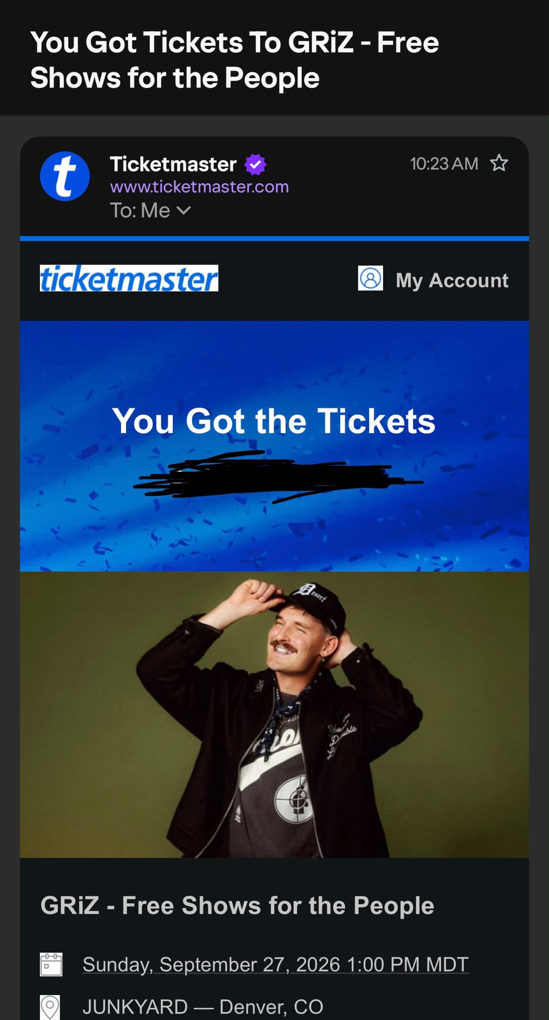 Join a group for Griz 1pm show in Denver