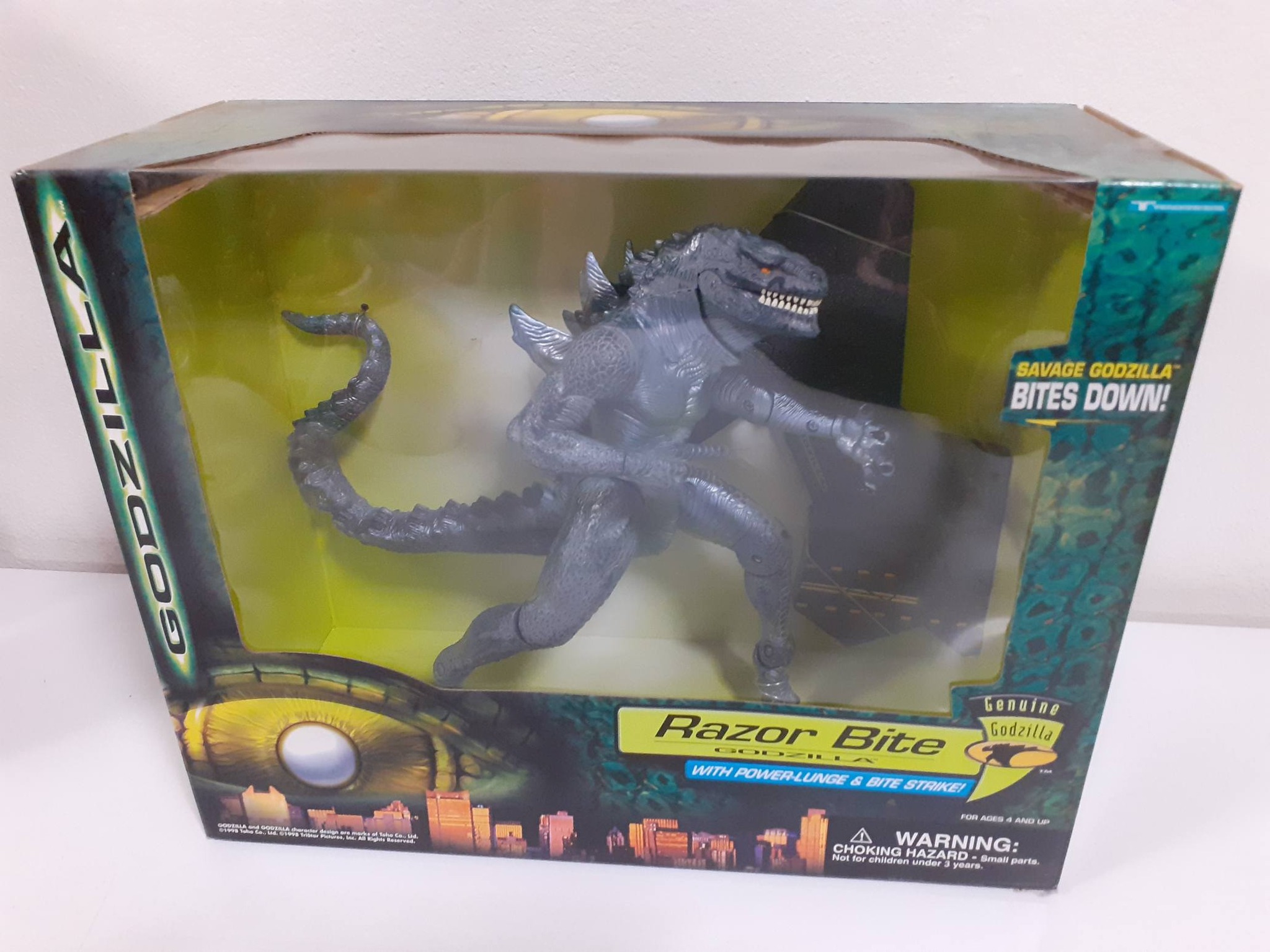 GODZILLA : RAZOR BITE(TRENDMASTERS) 1998, ΣΦΡΑΓΙΣΜΕΝΟ ΣΤΑ 60 ΕΥΡΩ