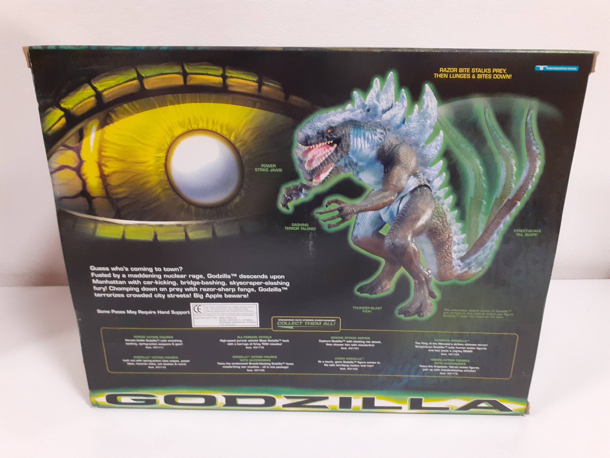 GODZILLA : RAZOR BITE(TRENDMASTERS) 1998, ΣΦΡΑΓΙΣΜΕΝΟ ΣΤΑ 60 ΕΥΡΩ