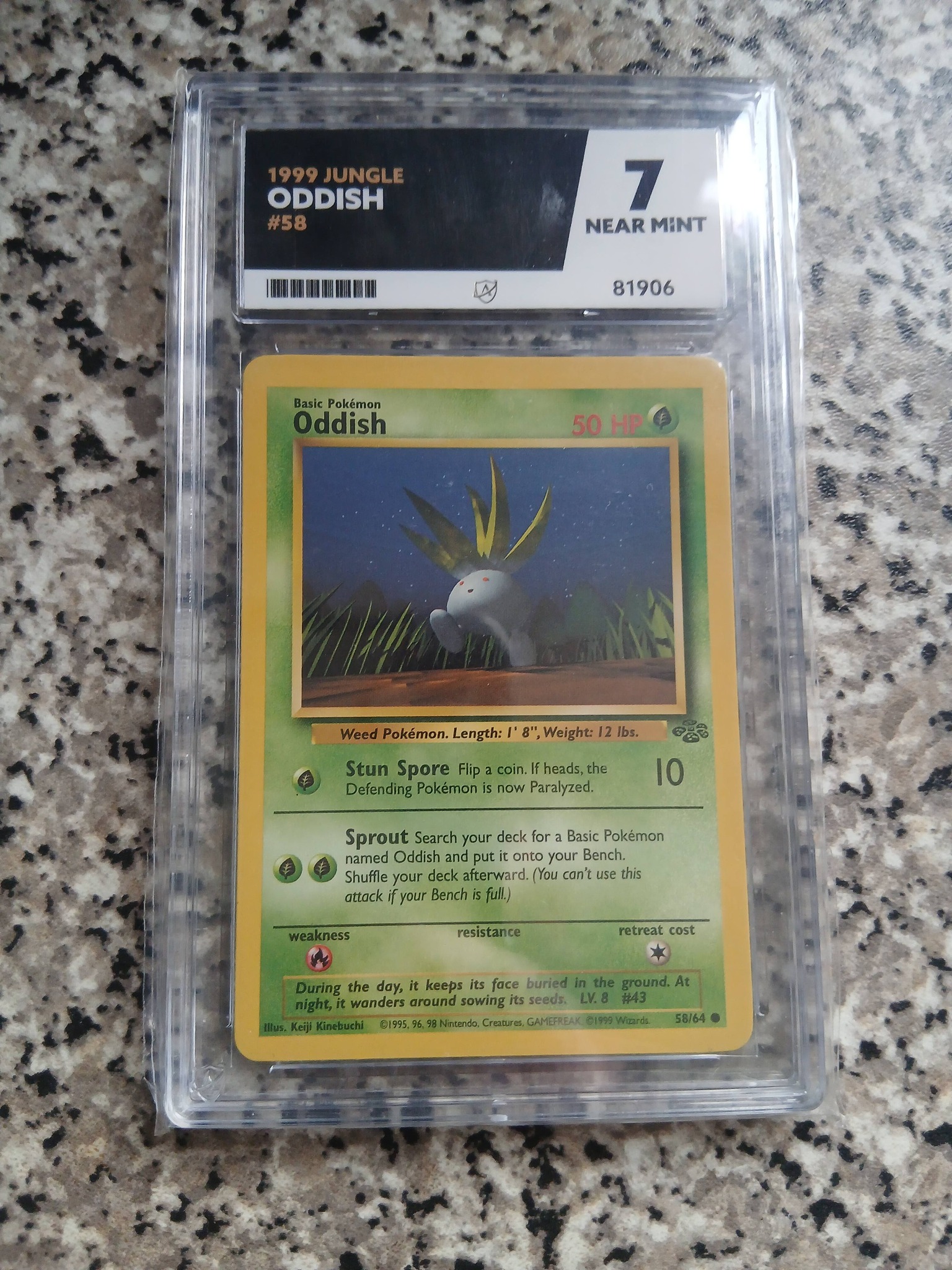 1995 oddish pokemon card 2000 Team Rocket 1st Edition 63/82  YankeeKicks Online Celebrate the incredible history of the TCG hobby by adding this Oddish 2000 Pokemon Team Rocket Common 1st Edition #63 CGC Authenticated 9 Card to your vault Erika's Oddish 1st Edition -