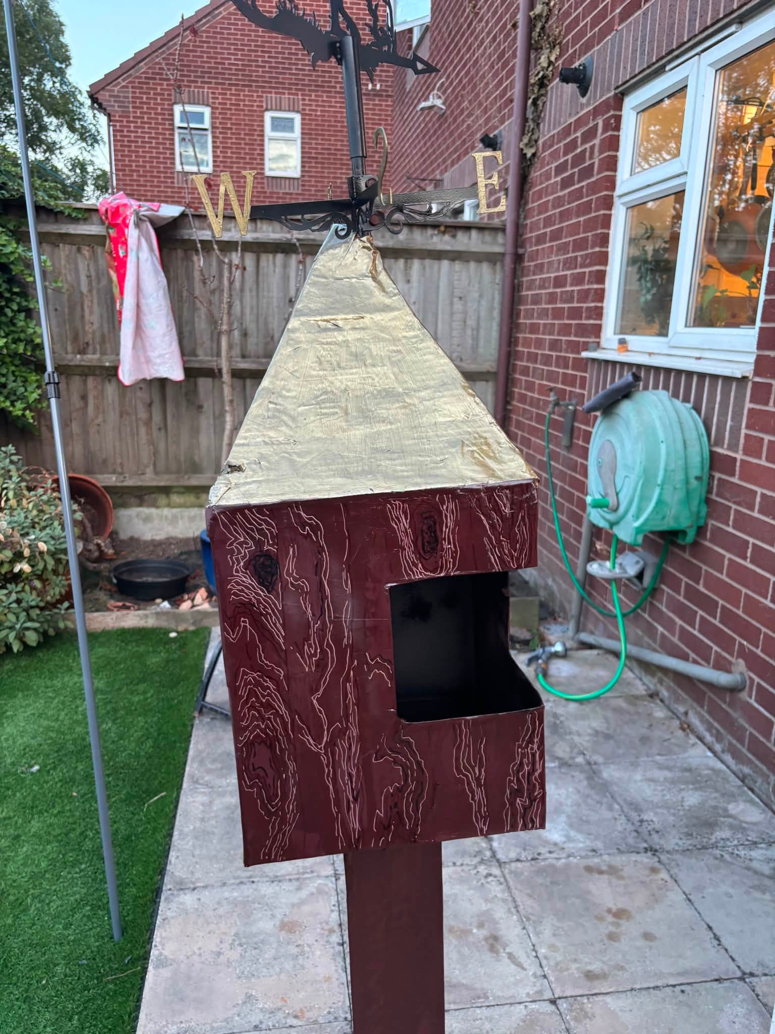 Outdoor crafting projects during summer weather