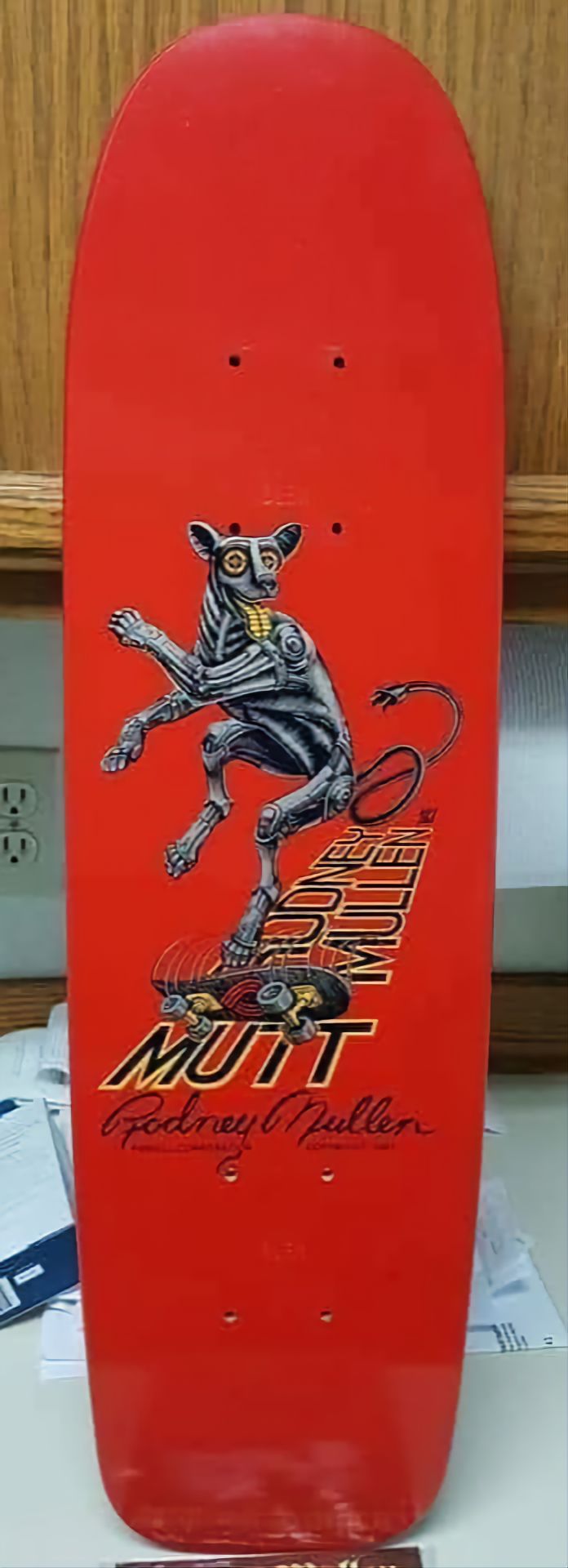 Rodney Mullen's 1980s Powell Peralta pro model skate deck