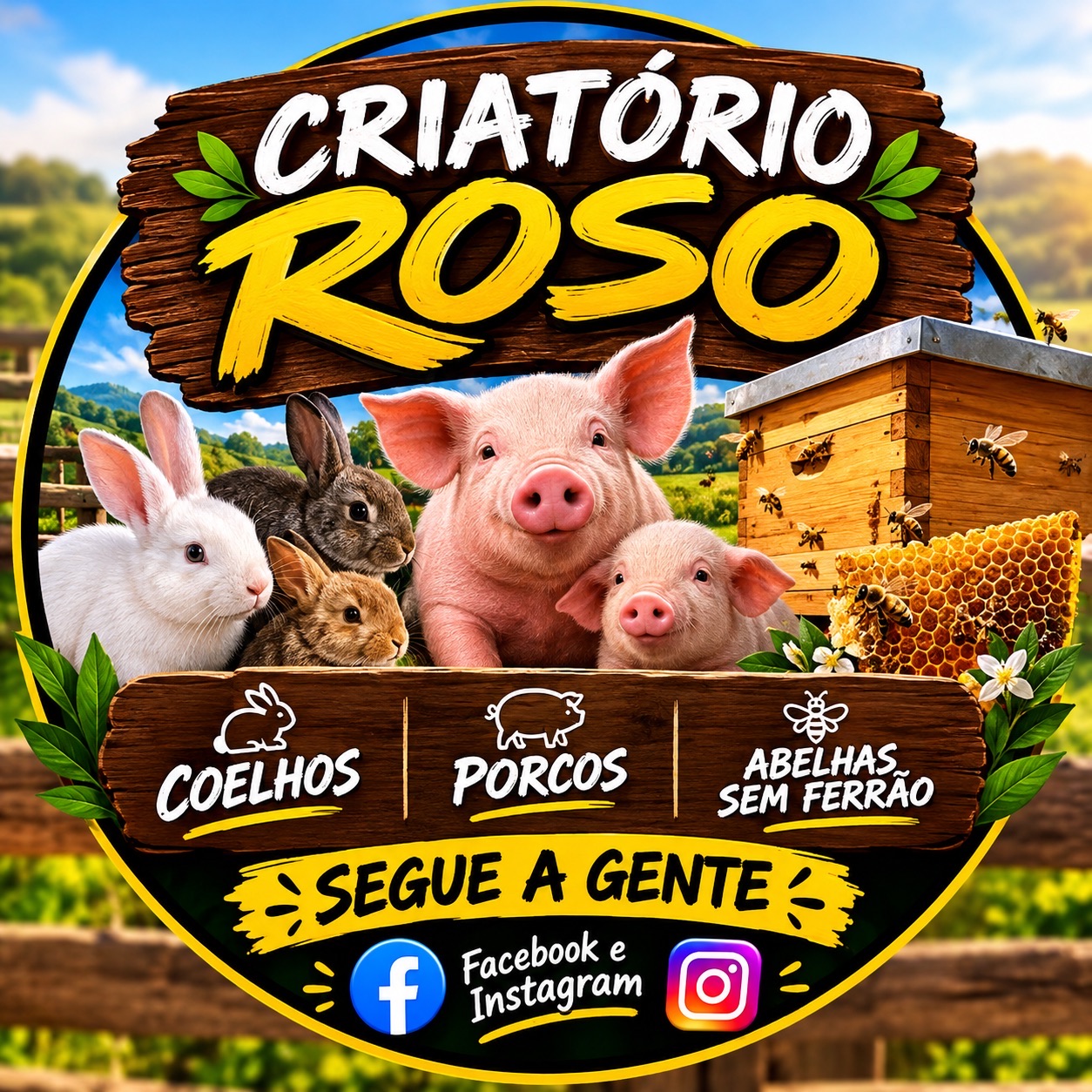 #granja #viral #viralizar #brasil | Criatório Roso