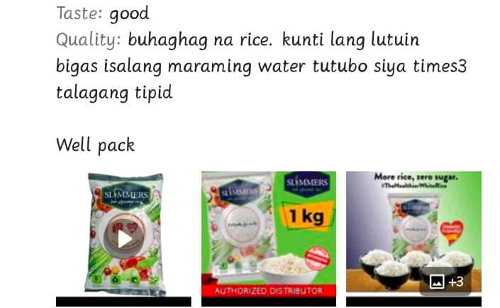 Slimmer Rice Sta. Rita... - Slimmer Rice Sta. Rita Pampanga