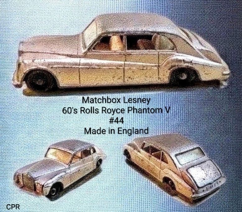 Matchbox Lesney 60's Rolls Royce Phantom V #44 in played with