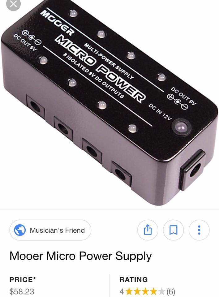 Has anyone tried the Mooer Macro S12 power supply?