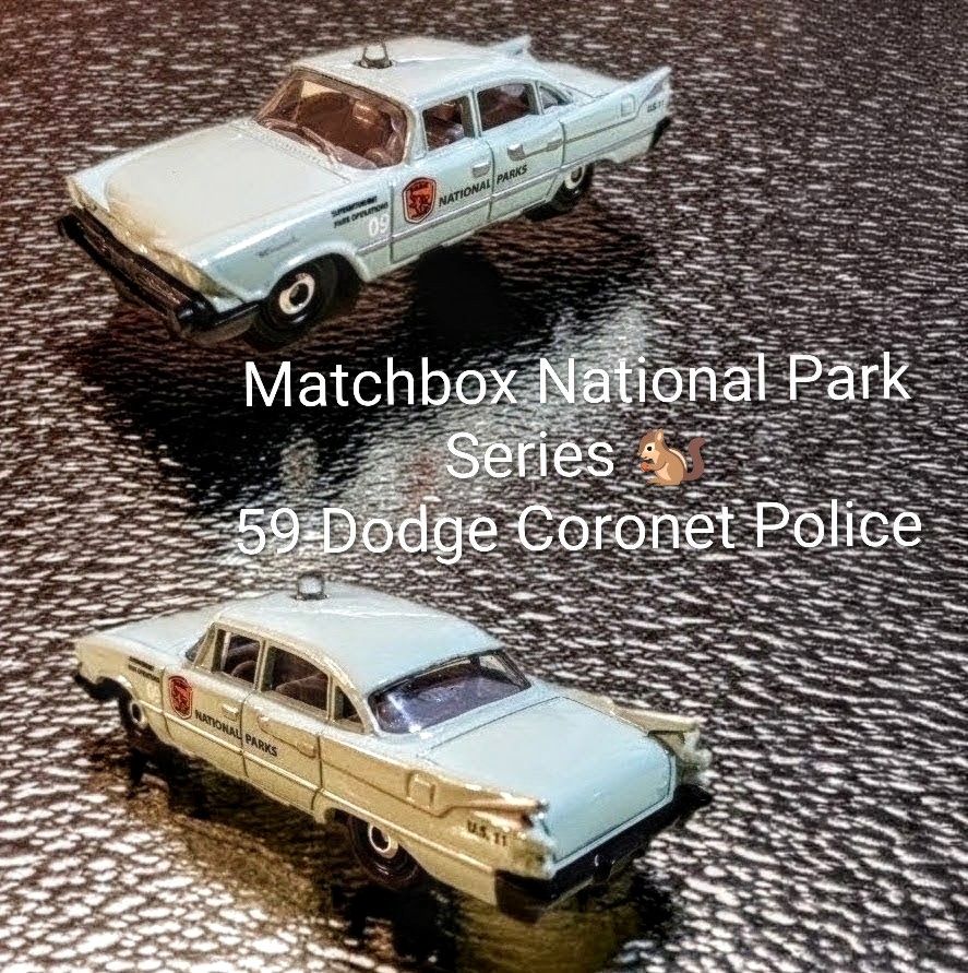 🫈Matchbox National Park Series🫈 1959-Dodge Coronet
