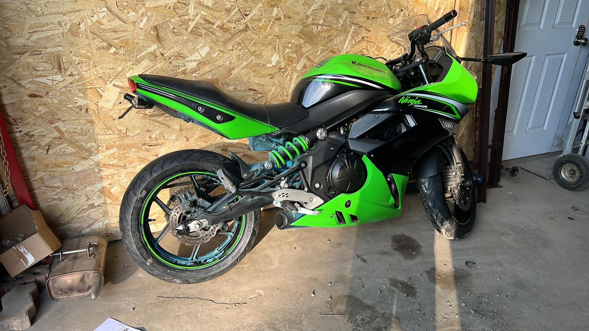 Inheriting a 2012 Kawasaki Ninja 400r motorcycle