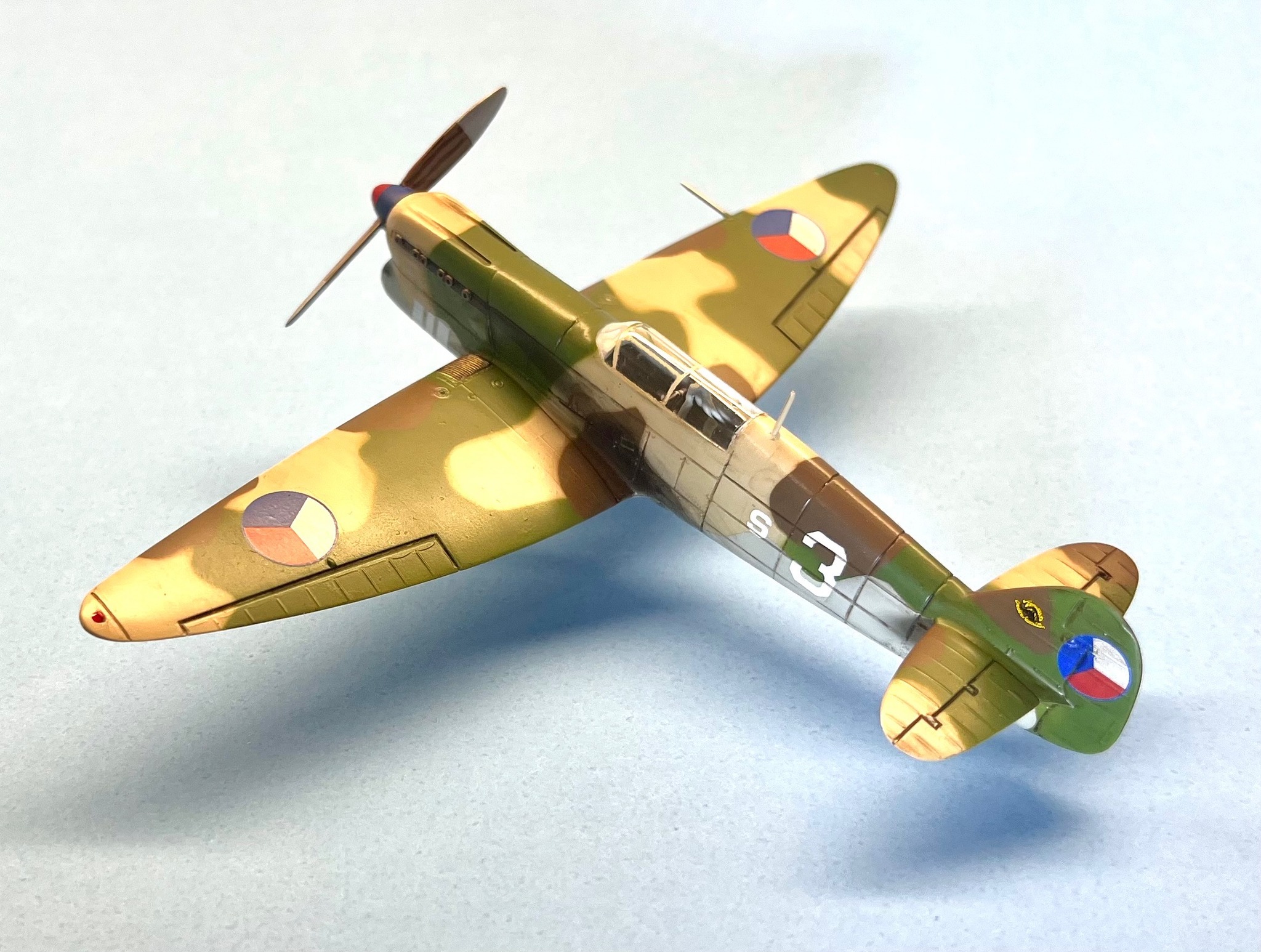 Maquette Avion AVIA CS-199 échelle 1:72 KP Plastikovy Model - Kit D'occasion Tchécoslovaquie