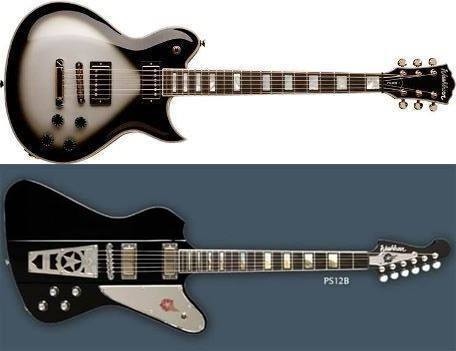 Washburn ps7200 preacher guitar model