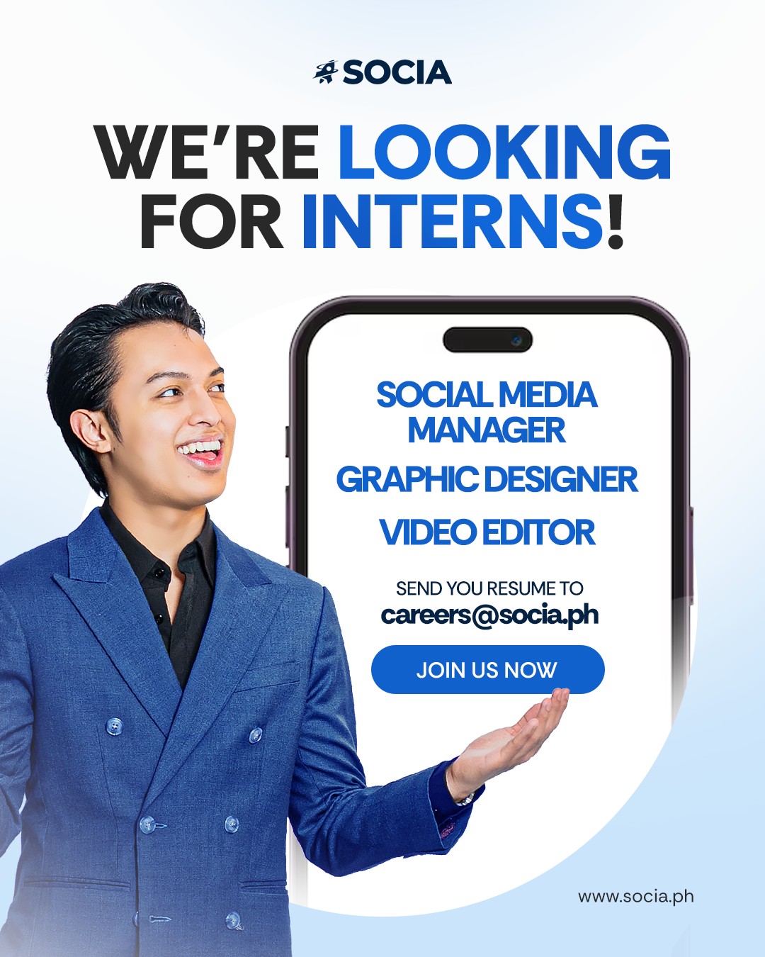 Socia - We’re growing and we want you on board! 🚀 Get real experience ...