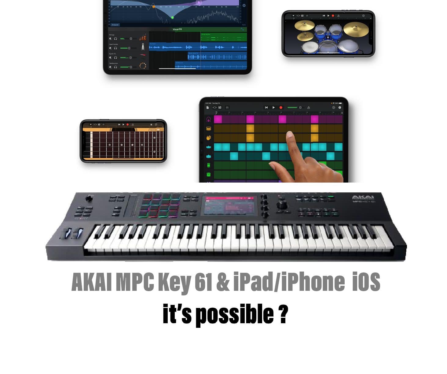 The Akai MPC Key 61 is a beast for creating sounds… Time to dive 