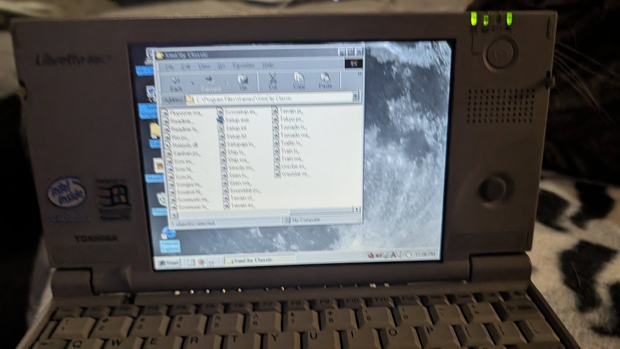 Toshiba Libretto 50ct laptop restoration with extra 16mb memory