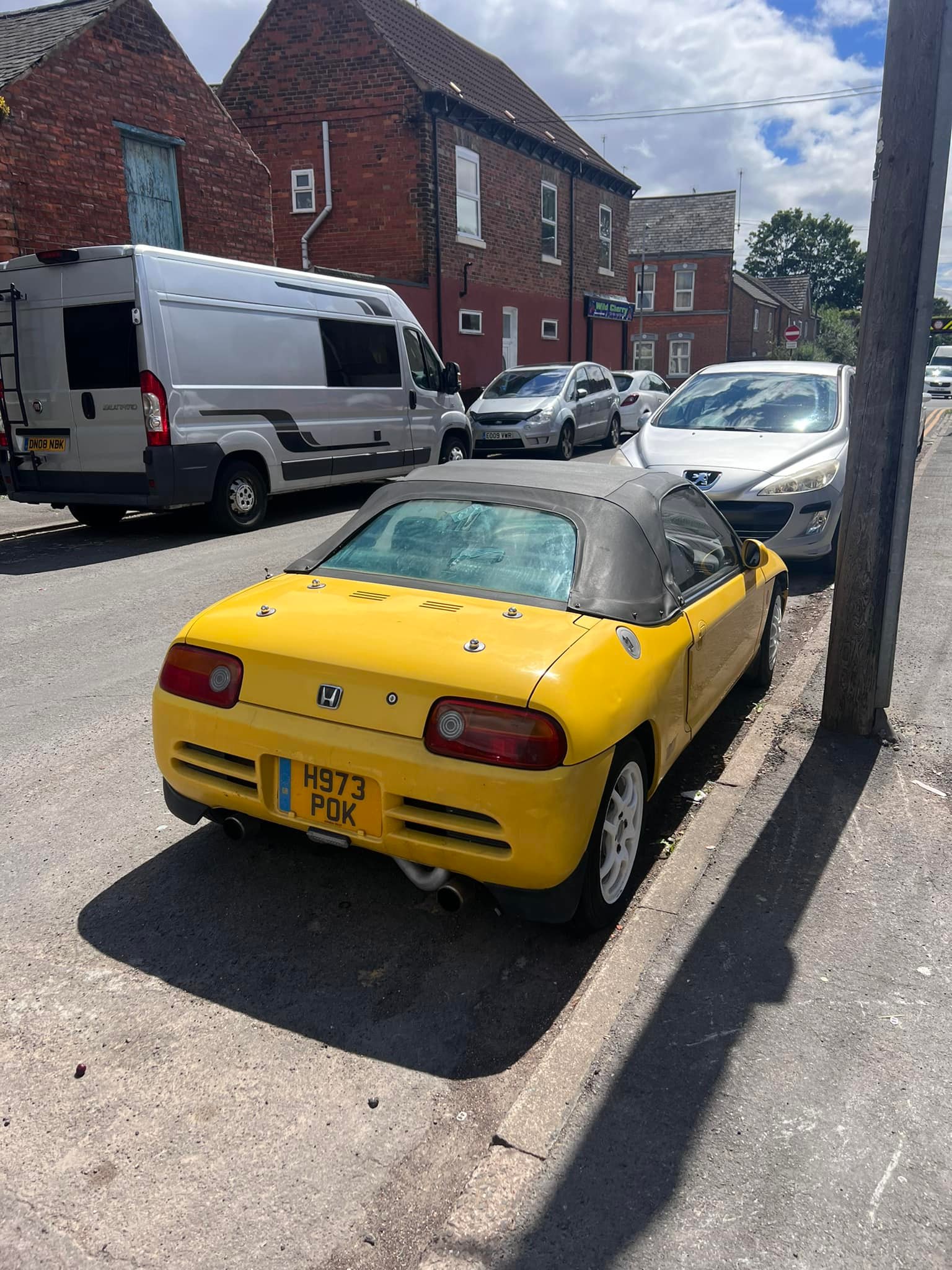 The ABC's of kei cars today at a local meet. Autozam AZ1, Suzuki