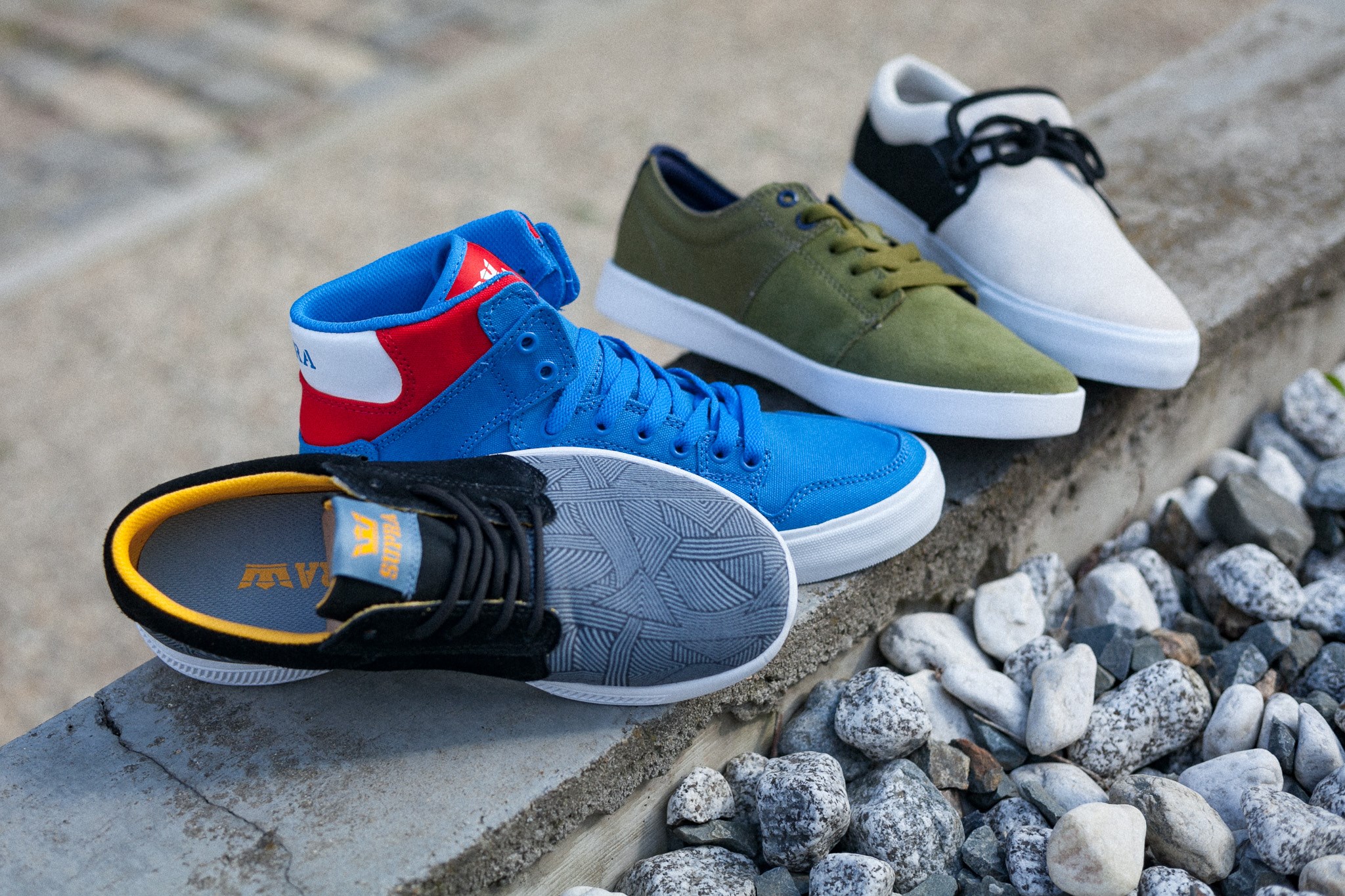 A skate sneaker inspired by athletic shoes? Supra Scissor! All the
