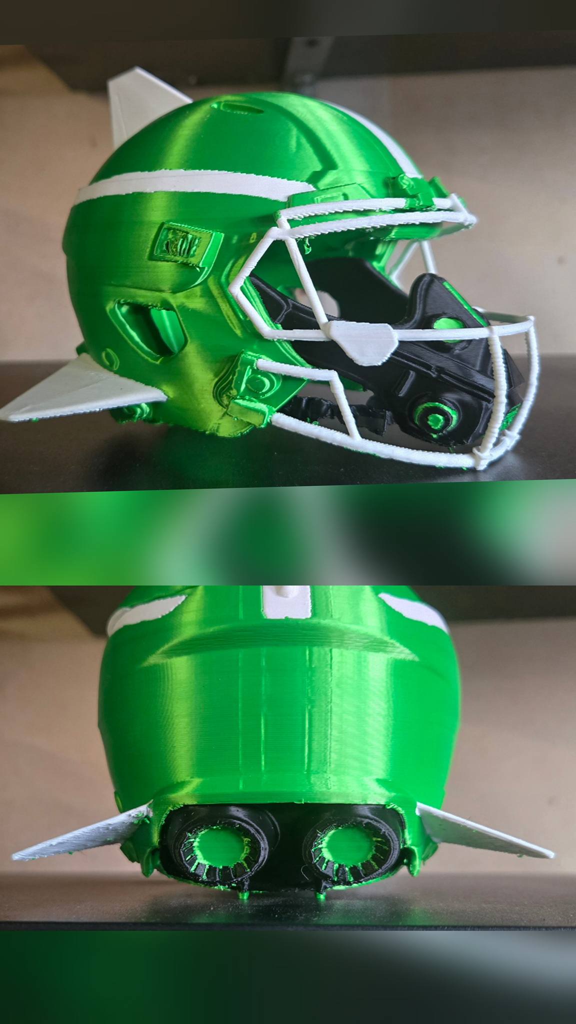 anonymous avatar football helmet Custom Inflatable Guardian Caps explained, the football