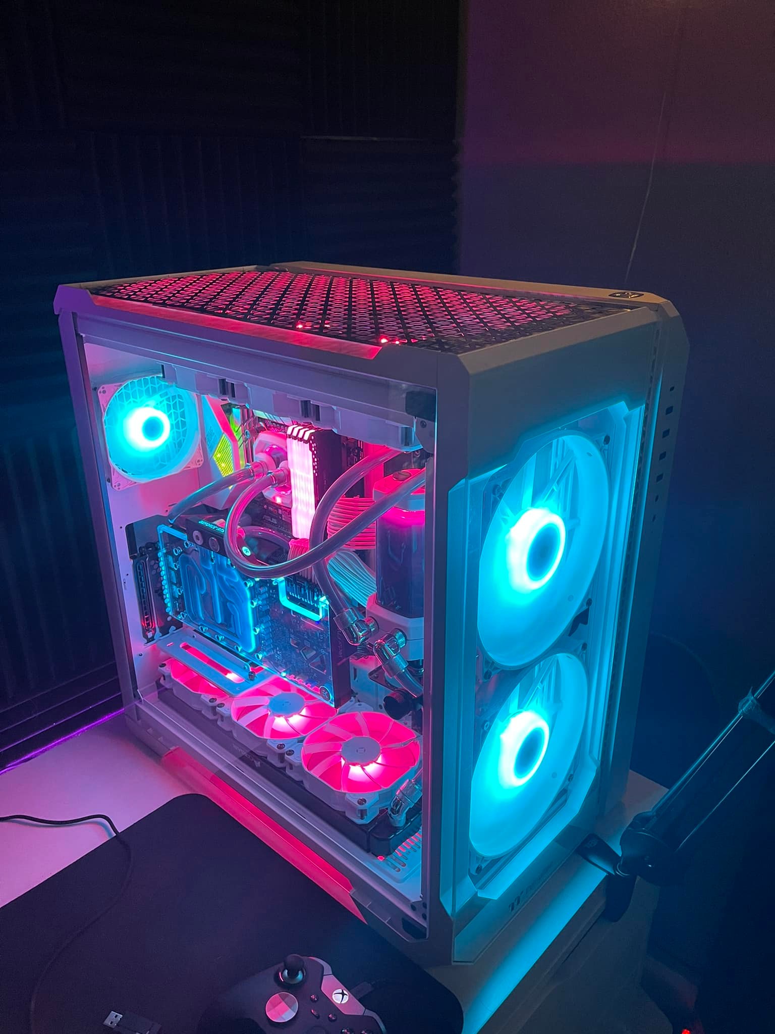 Modding 3080ti with 4090 rog cooler improves temperatures