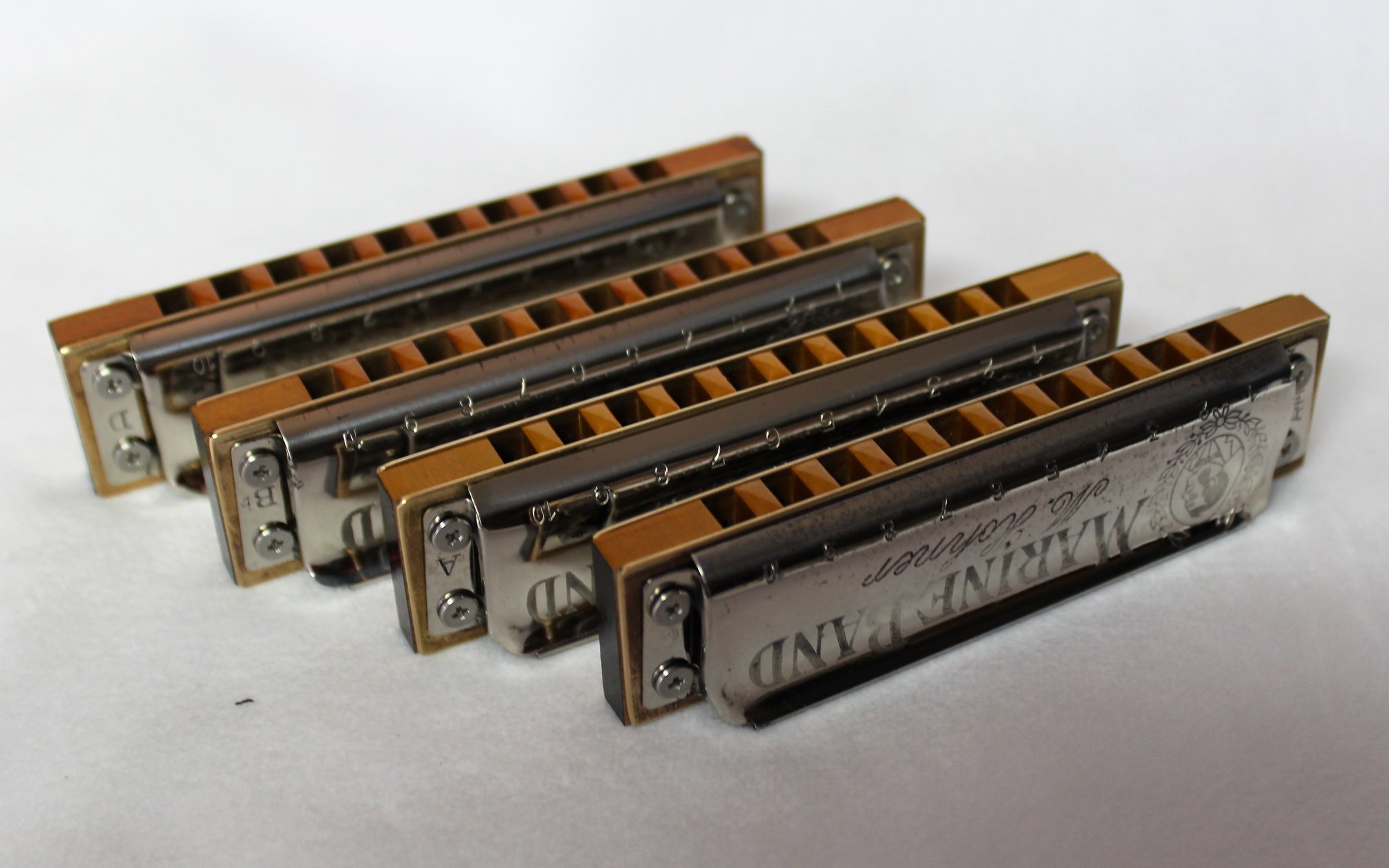 100th anniversary gold plated Marine Band 1896 - 1996