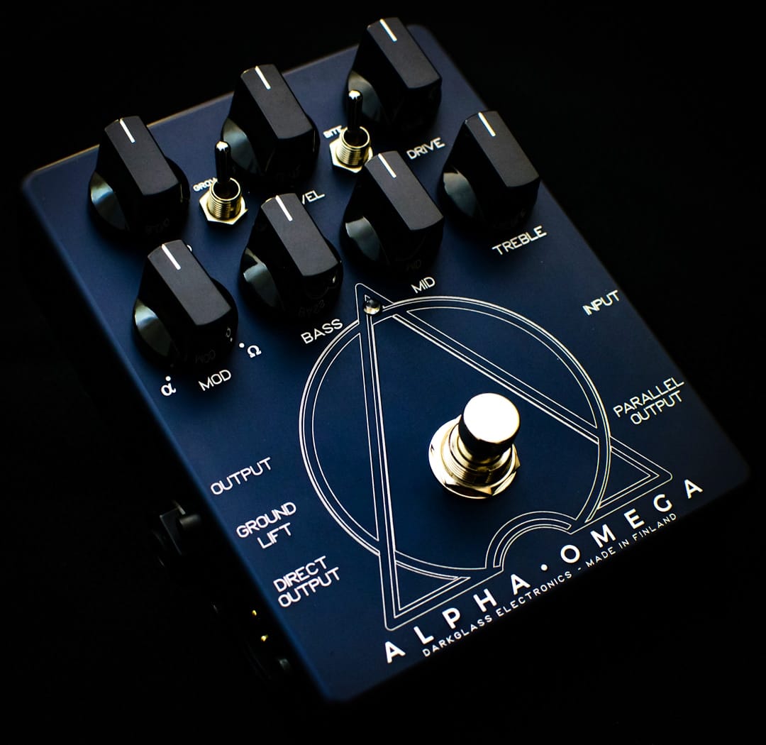 Darkglass bass pedal with EVA 01 on it.